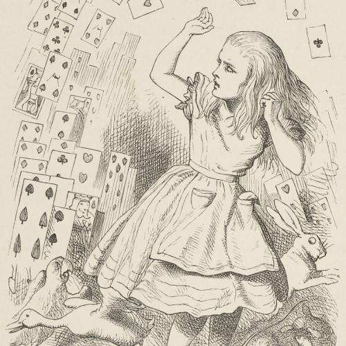 An illustration by John Tenniel from the 1875 edition of Alice's Adventures in Wonderland